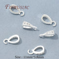 18K Gold Plated Brass Zircon Pendant Bails | DIY Necklace Findings