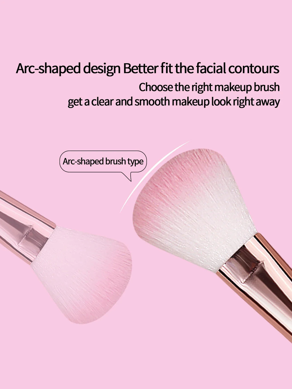 Multi-Functional Blush, Highlight & Smudge Makeup Brush