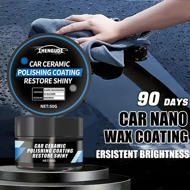 Ceramic Nano Car Polishing Wax – Hydrophobic Crystal Coat