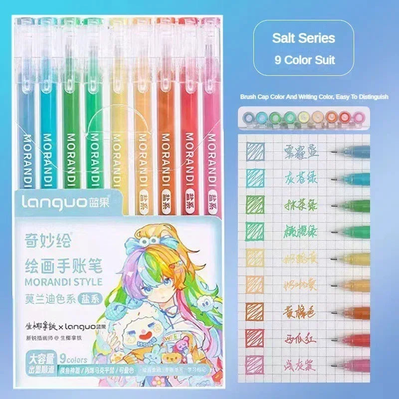 Glitter Gel Pen Set 162 Colors – 0.5mm & 1.0mm Art Pens