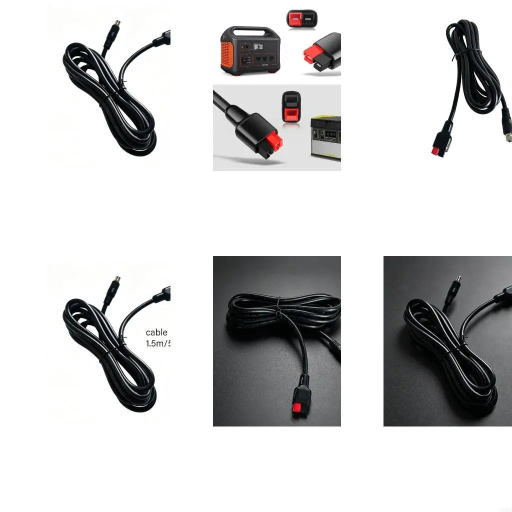 30A Andson to DC8020 Male Power Cable 16AWG Solar Cord 150cm