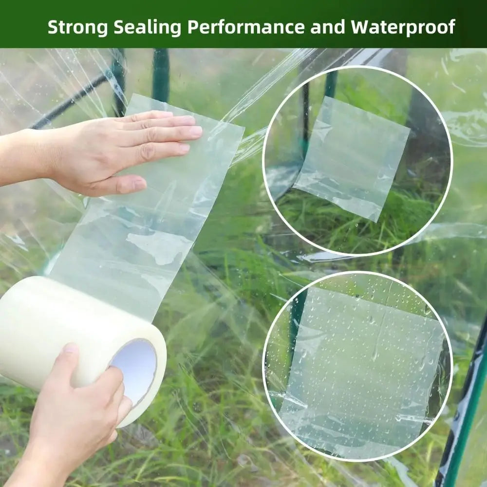 UV Resistant Greenhouse Film Repair Tape | Transparent PE Patch