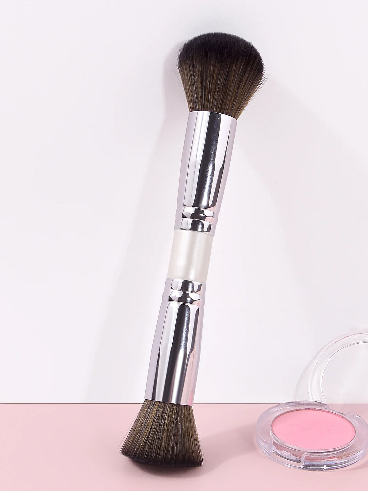 F4 Dual-Ended Makeup Brush – Foundation, Blush & Contour
