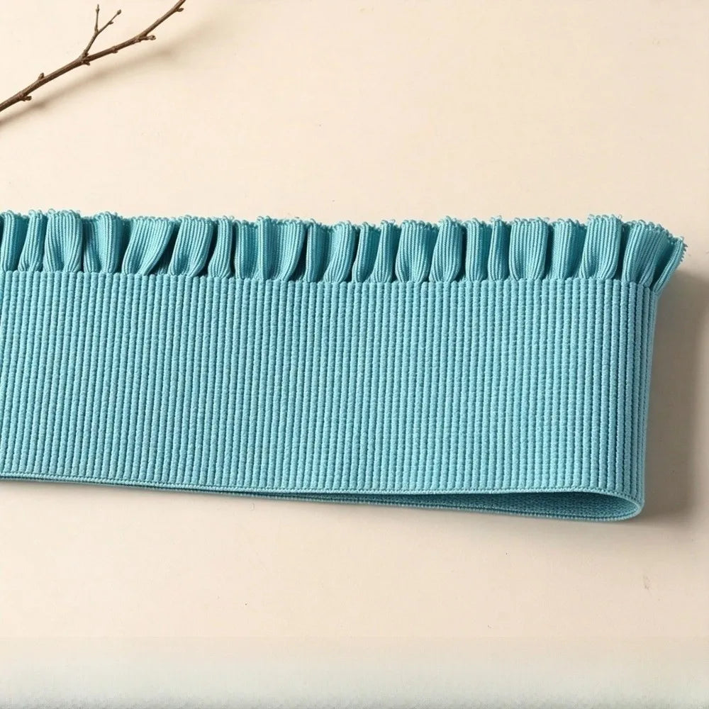 Wide Ruffle Elastic Band 1 Yard – DIY Waistband Sewing Trim