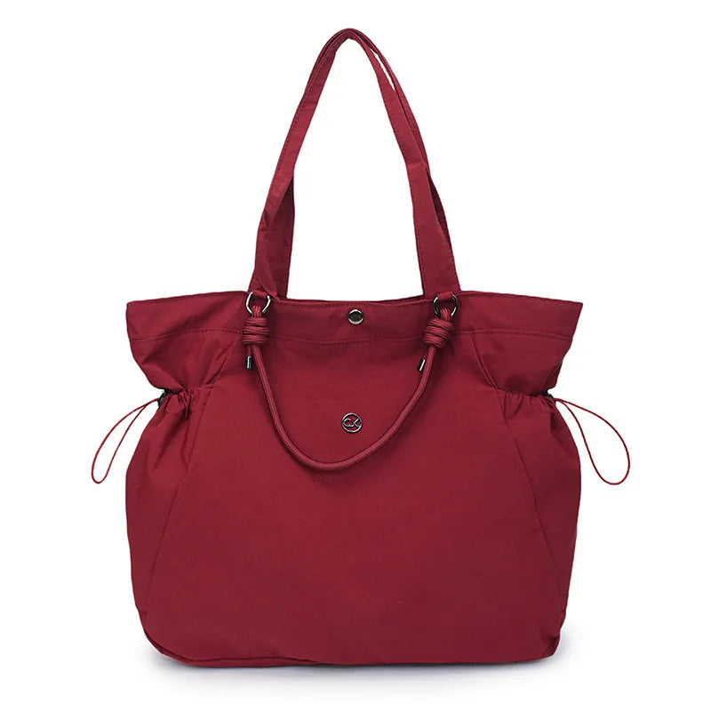 Large Capacity Women's Tote Bag – Multi-Pocket Shoulder Bag