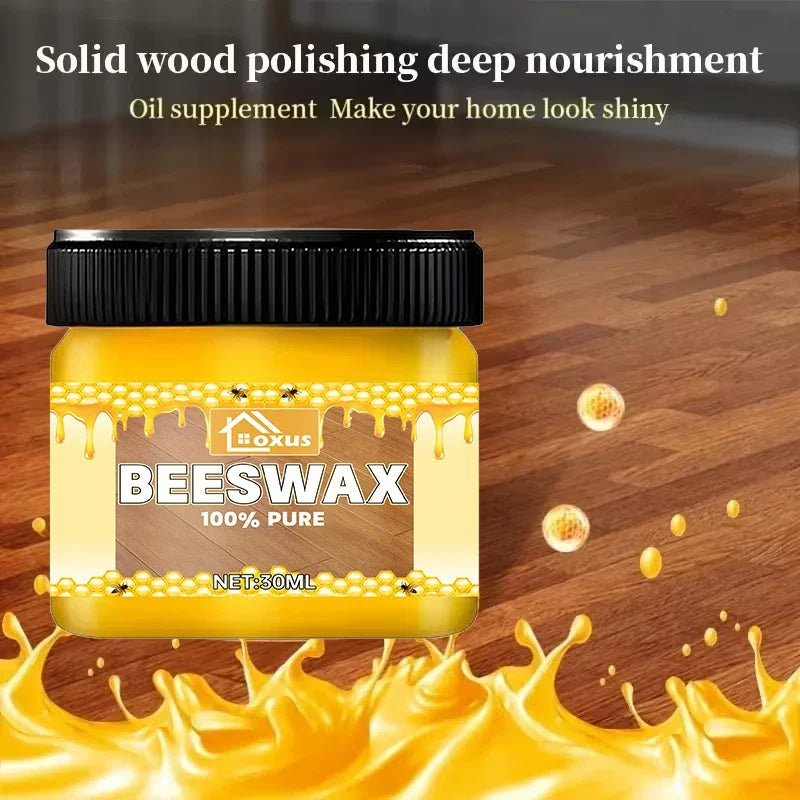 Natural Beeswax Wood Furniture Polish & Cleaner | Pure Wax