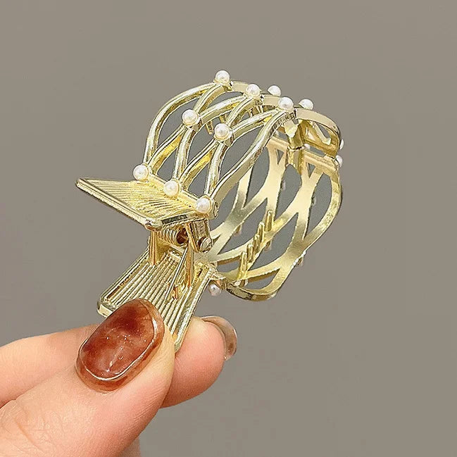 Metal Hair Claw Clip – Korean Ponytail Hairpin for Women