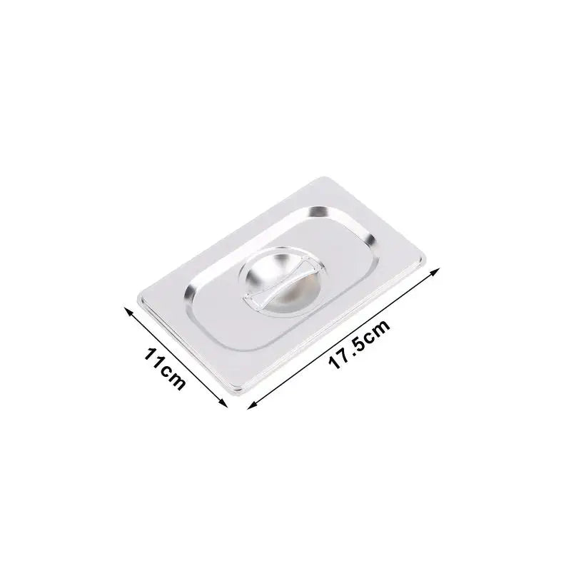 Stainless Steel Food Pan Lids – Steam Table Covers 1/9–1/1