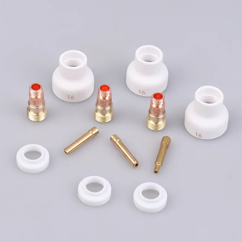 TIG Welding Ceramic Nozzle Gas Lens Kit WP17 WP18 WP26 – 4Pcs