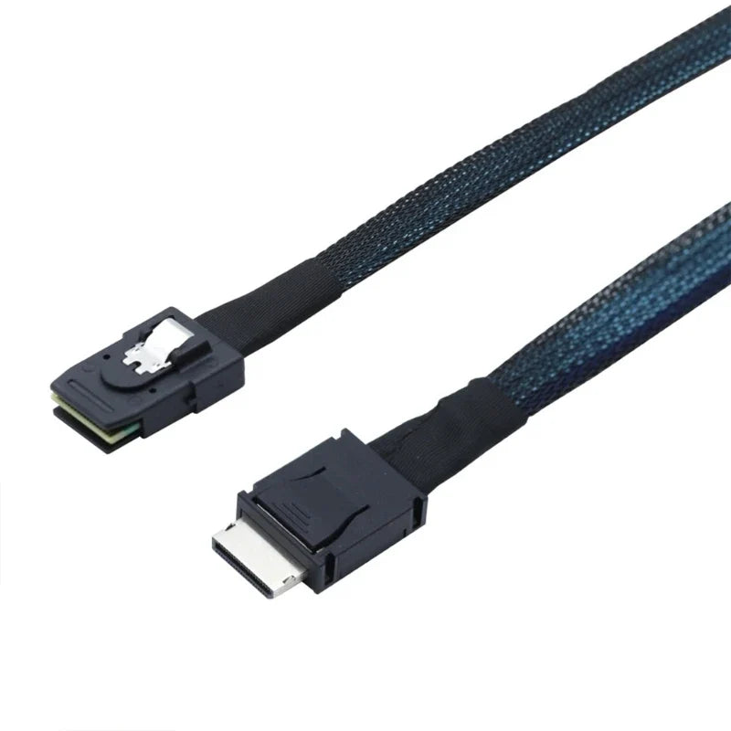 SFF-8611 4i PCIe Data Extension Cable 50cm / 100cm