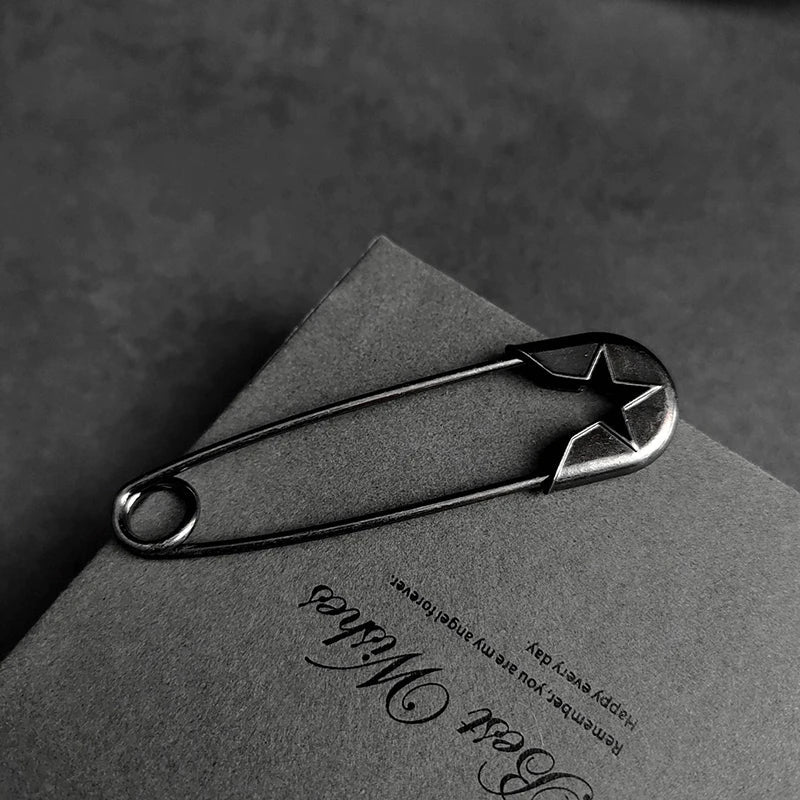 Retro Large Metal Safety Pins for Clothing – Zinc Alloy