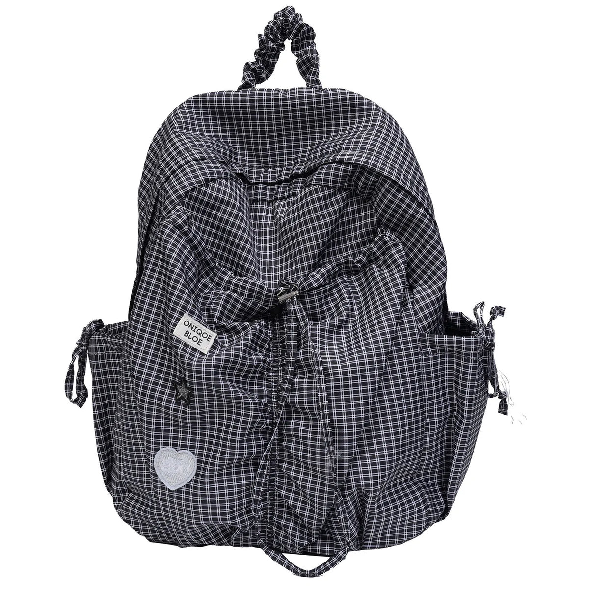 Nixie Korean Plaid Backpack – Large Capacity Lightweight Bag