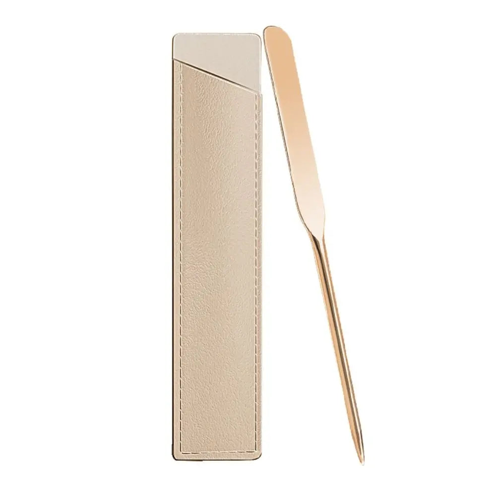 Stainless Steel Makeup Mixing Spatula – Foundation & Pigment Tool