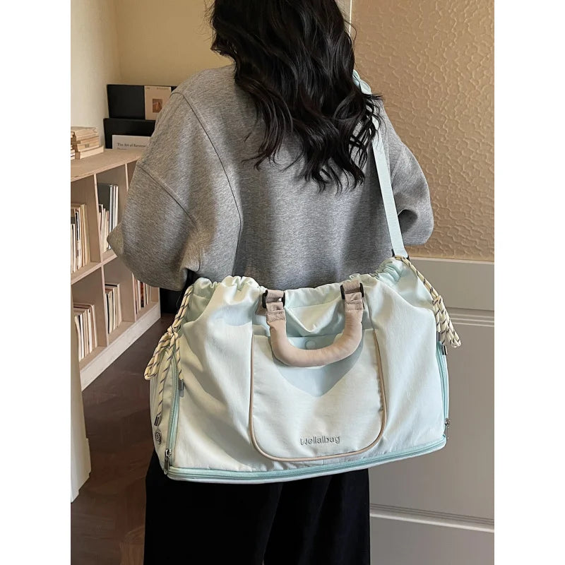 Nixie Large Travel Tote Bag – Expandable Gym & Weekend Bag