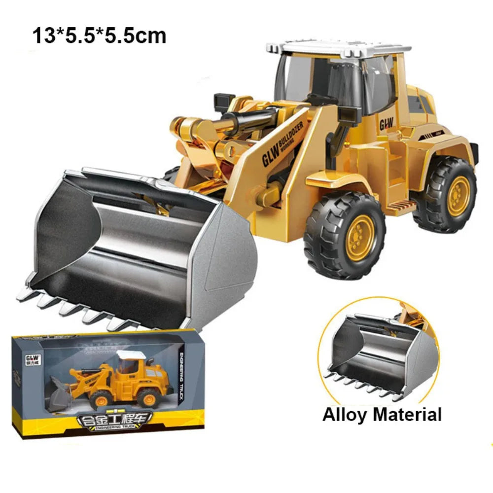 Kids Alloy Construction Vehicle Toy Set – 10 Styles | Excavator