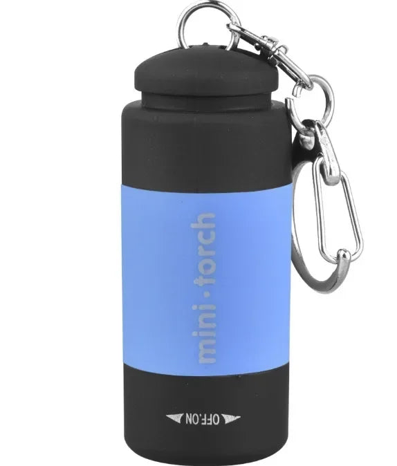 USB Rechargeable LED Keychain Flashlight – Waterproof Pocket Torch