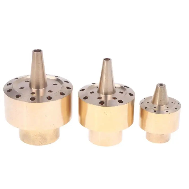 Brass Fountain Nozzle 1/4" 1/2" 3/4" Column Spray Head for Ponds