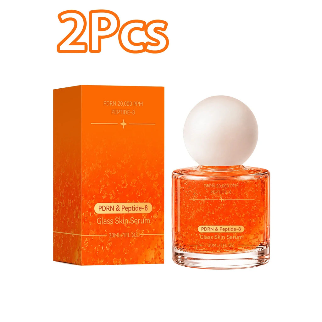 PDRN & Peptide-8 Glass Skin Serum | Shimmer Facial Essence