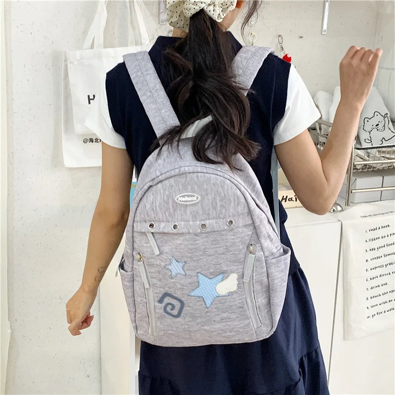 Nixie Star & Cloud Teen Girls Backpack – Waterproof School Bag