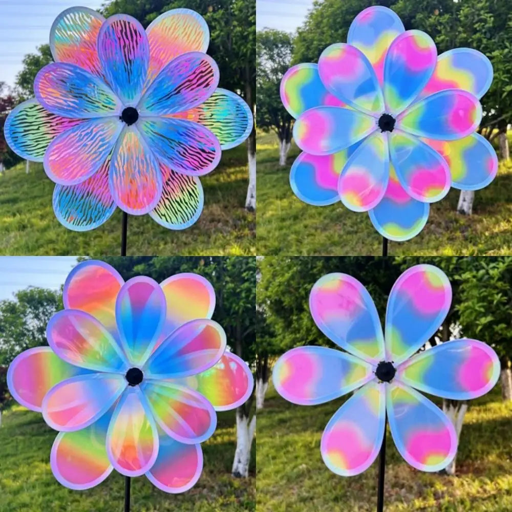 Sunflower Wind Spinner – Double-Layer Garden Windmill 28/37cm