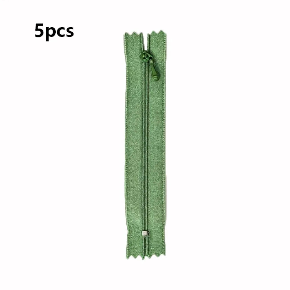 5-Pack 7cm Mini Zippers – Multicolor DIY Sewing & Doll Crafts