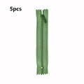 5-Pack 7cm Mini Zippers – Multicolor DIY Sewing & Doll Crafts