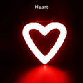 BUCKLOS Heart Shape LED Bike Rear Light | USB Rechargeable Taillight