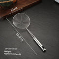 Stainless Steel Skimmer Spoon | Long Handle Mesh Strainer
