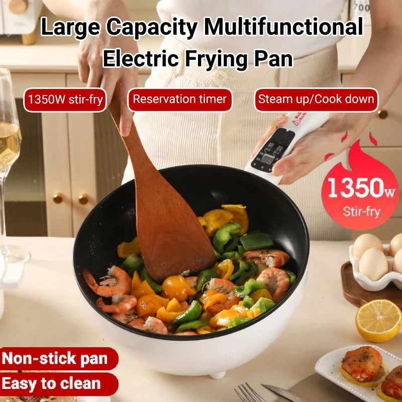 Multifunctional Electric Cooking Pot – Steam & Fry