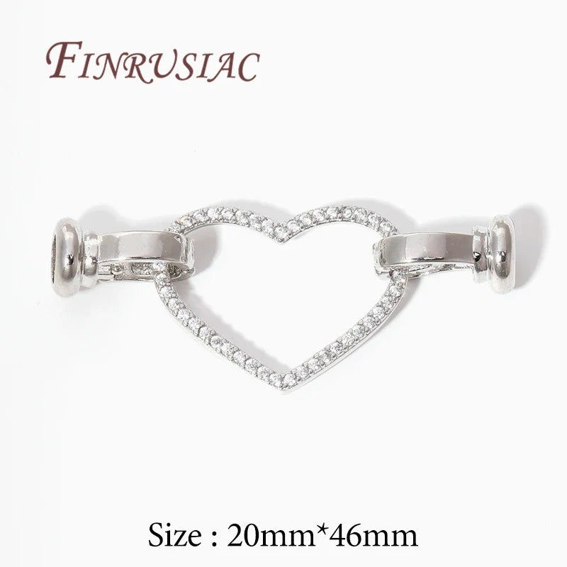 18K Gold Plated Zircon Clasp Connectors – DIY Jewelry Making