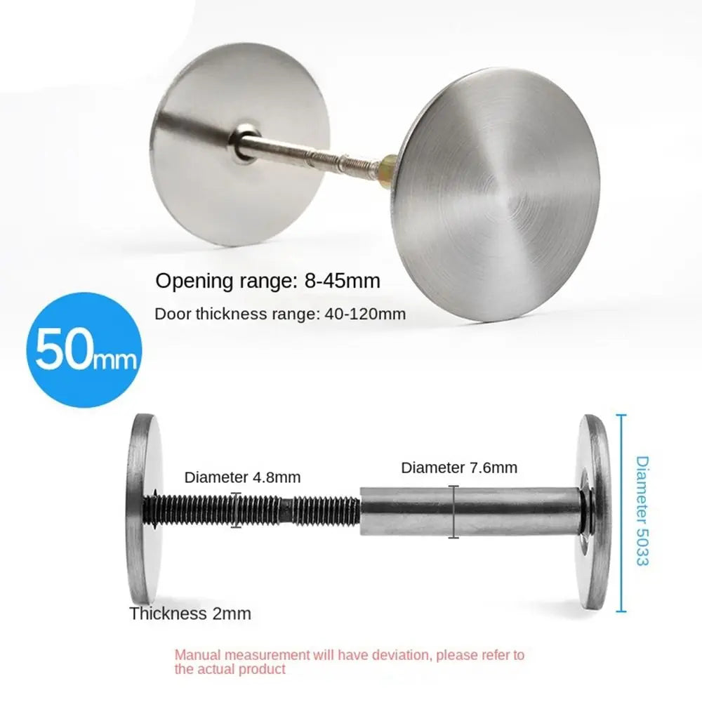 Galvanized Door Hole Cover & Cat Eye Lock Blocker Patch