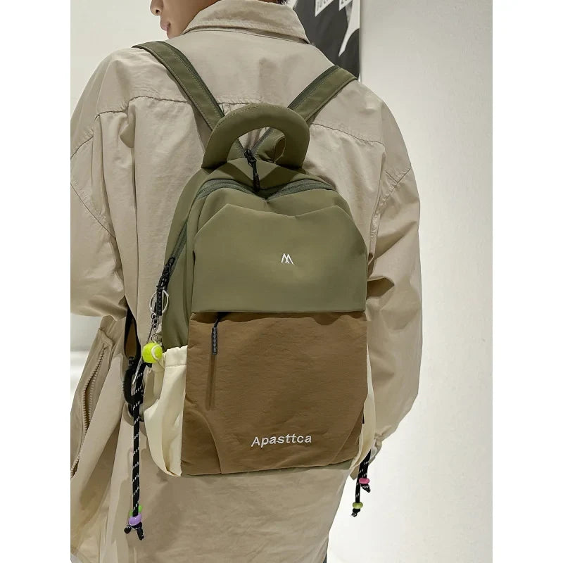 Nixie Two-Tone Color Block Backpack – Lightweight Women's Bag