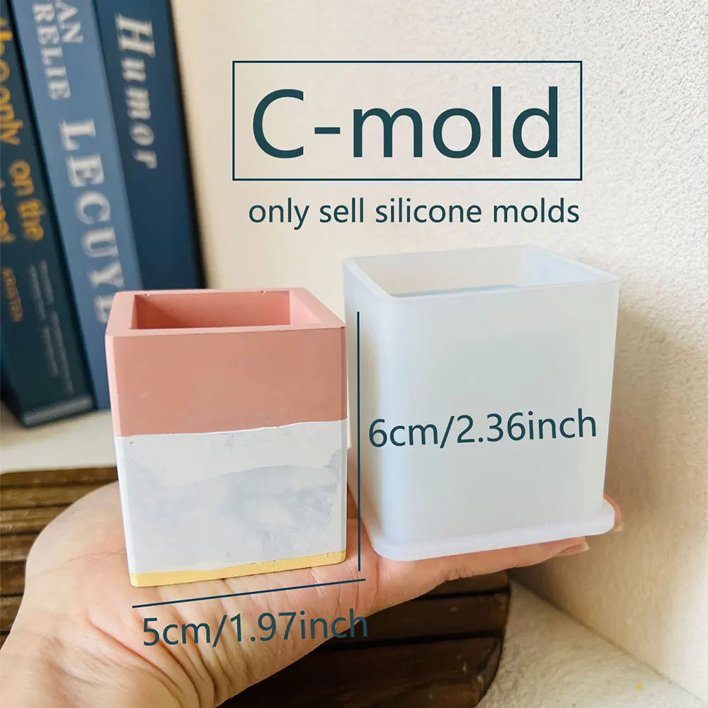 Wave Twisted Silicone Mold – Candle, Concrete & Gypsum Craft