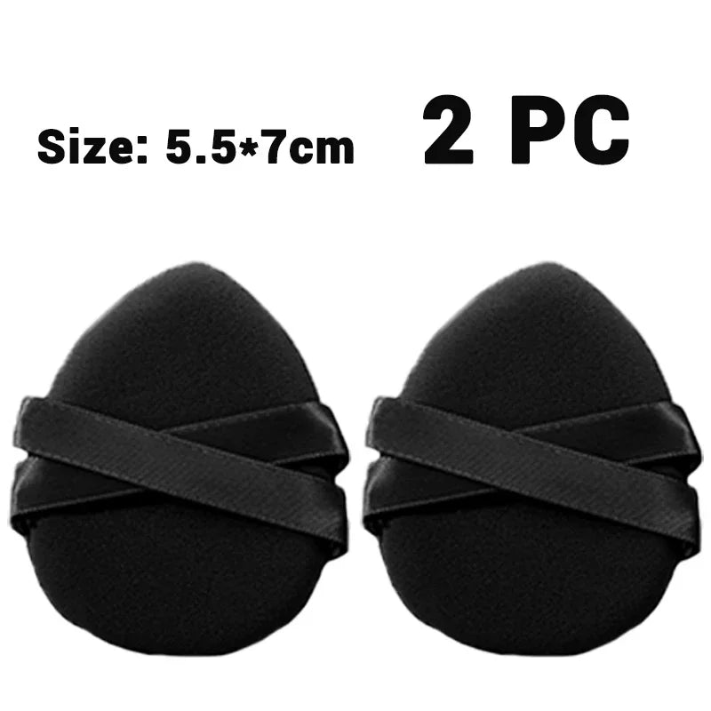 Double-Sided Teardrop Makeup Puffs – Foundation & Powder Set