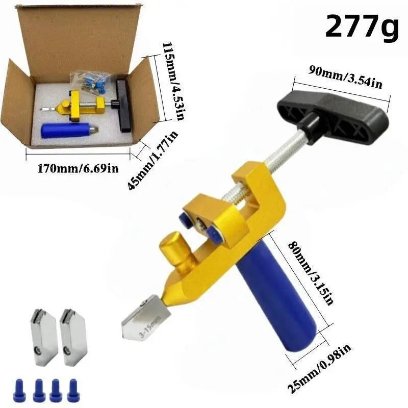 2-in-1 Glass & Ceramic Tile Cutter – Diamond Wheel & Breaker