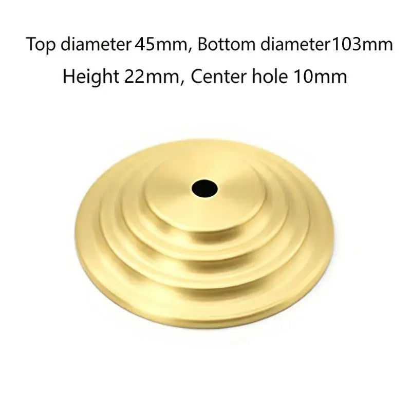 M10 Brass Base Connector for Ceramic Desk Lamp | DIY Lighting