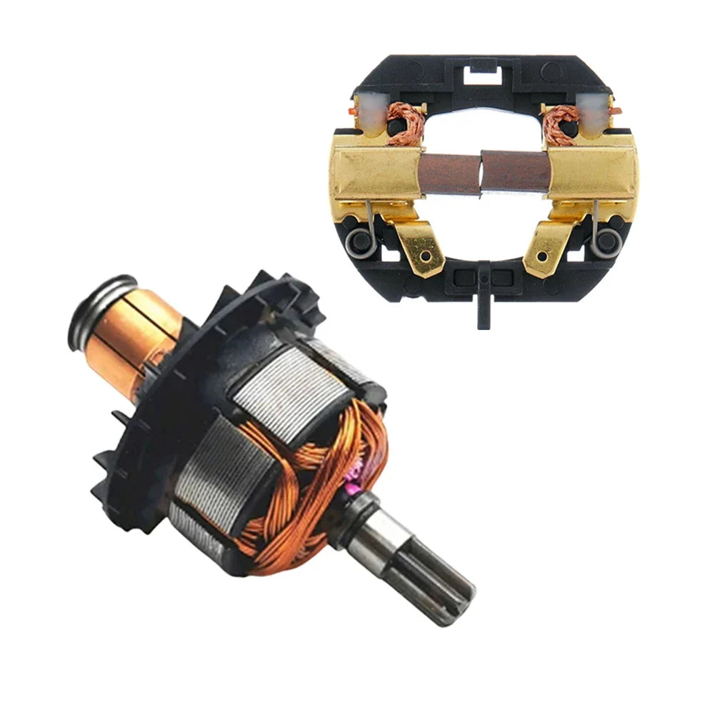 Motor Armature N110033 & Brush Holder N109434 – DCF885