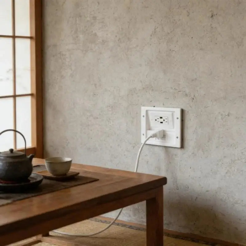 Plastic US Wall Outlet Cover – Tool-Free Install | 110V–240V