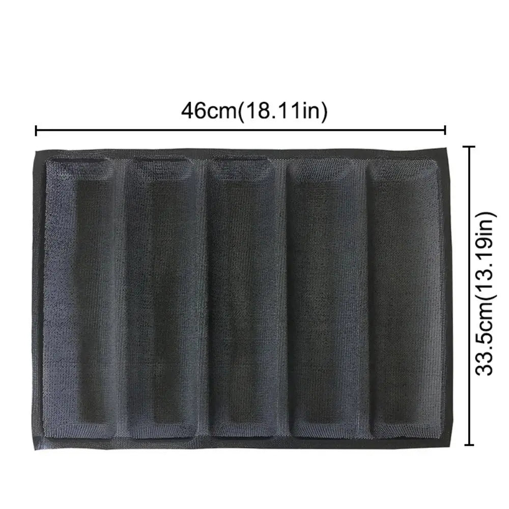 Non-Stick Silicone Baguette Mold | Perforated French Bread Pan