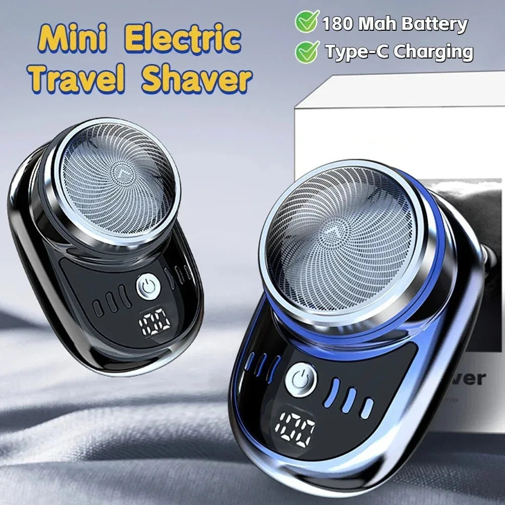 Portable Mini Electric Shaver – Wireless Travel Beard Trimmer