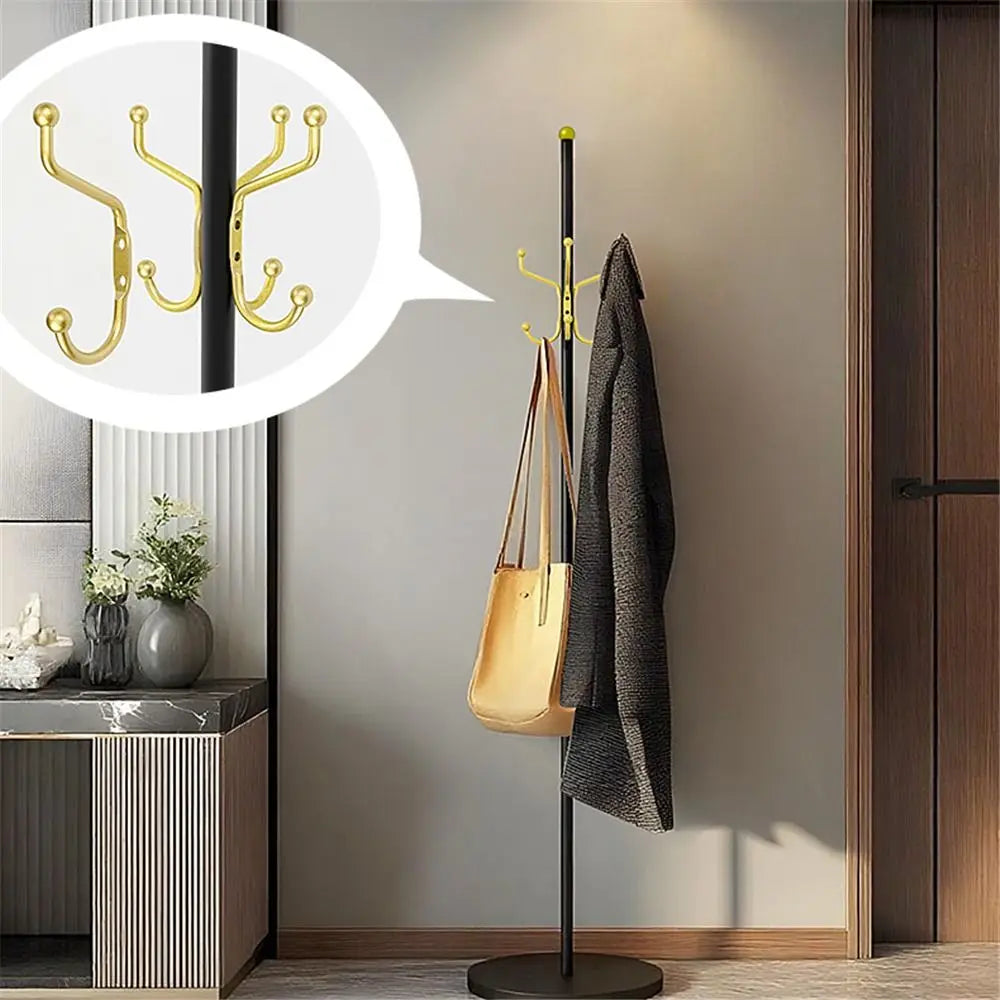 Vintage Zinc Alloy Wall Hooks Set – Coat, Towel & Key Hanger
