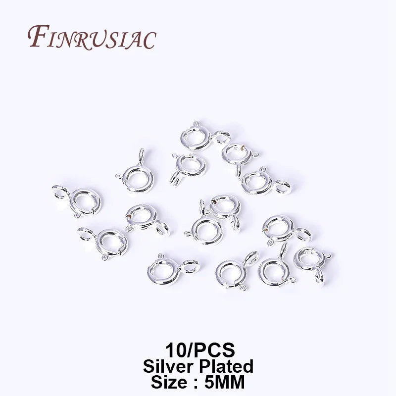 14K/18K Gold Plated Crimp Beads & Clasp Connectors | DIY Jewelry