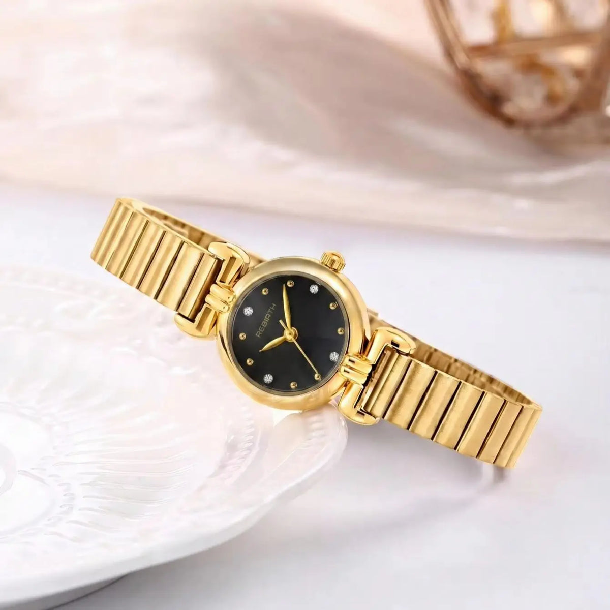 REBIRTH Women's Quartz Watch – Stainless Steel Bracelet