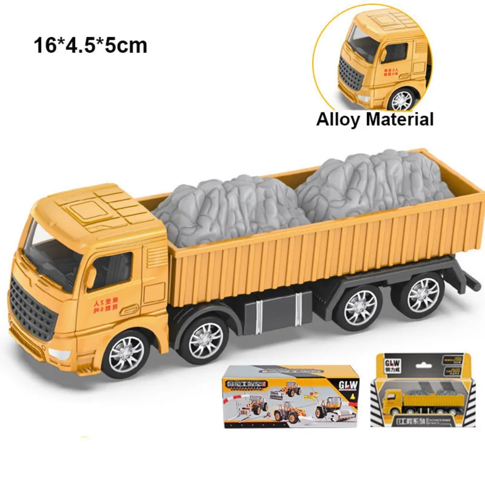 Kids Alloy Construction Vehicle Toy Set – 10 Styles | Excavator