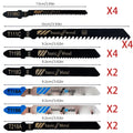 10/20Pcs T-Shaft HCS Jigsaw Blades – Wood Metal Plastic Cutting
