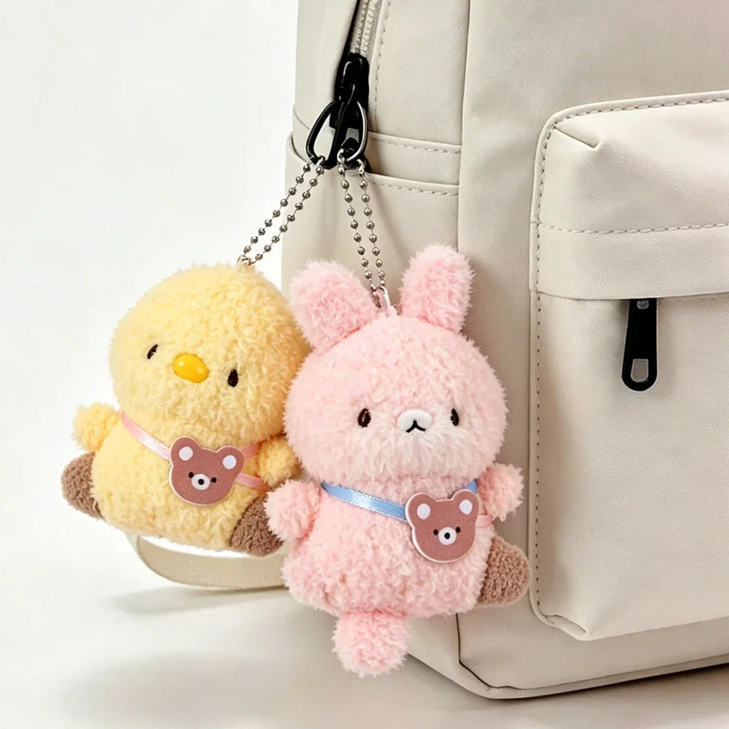 Kawaii Monster Rabbit Plush Keychain Stuffed Doll Pendant