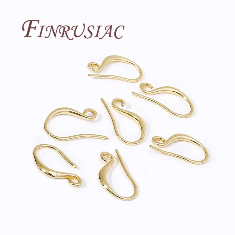 Gold Plated Hypoallergenic Earring Hooks 10pcs – DIY Jewelry