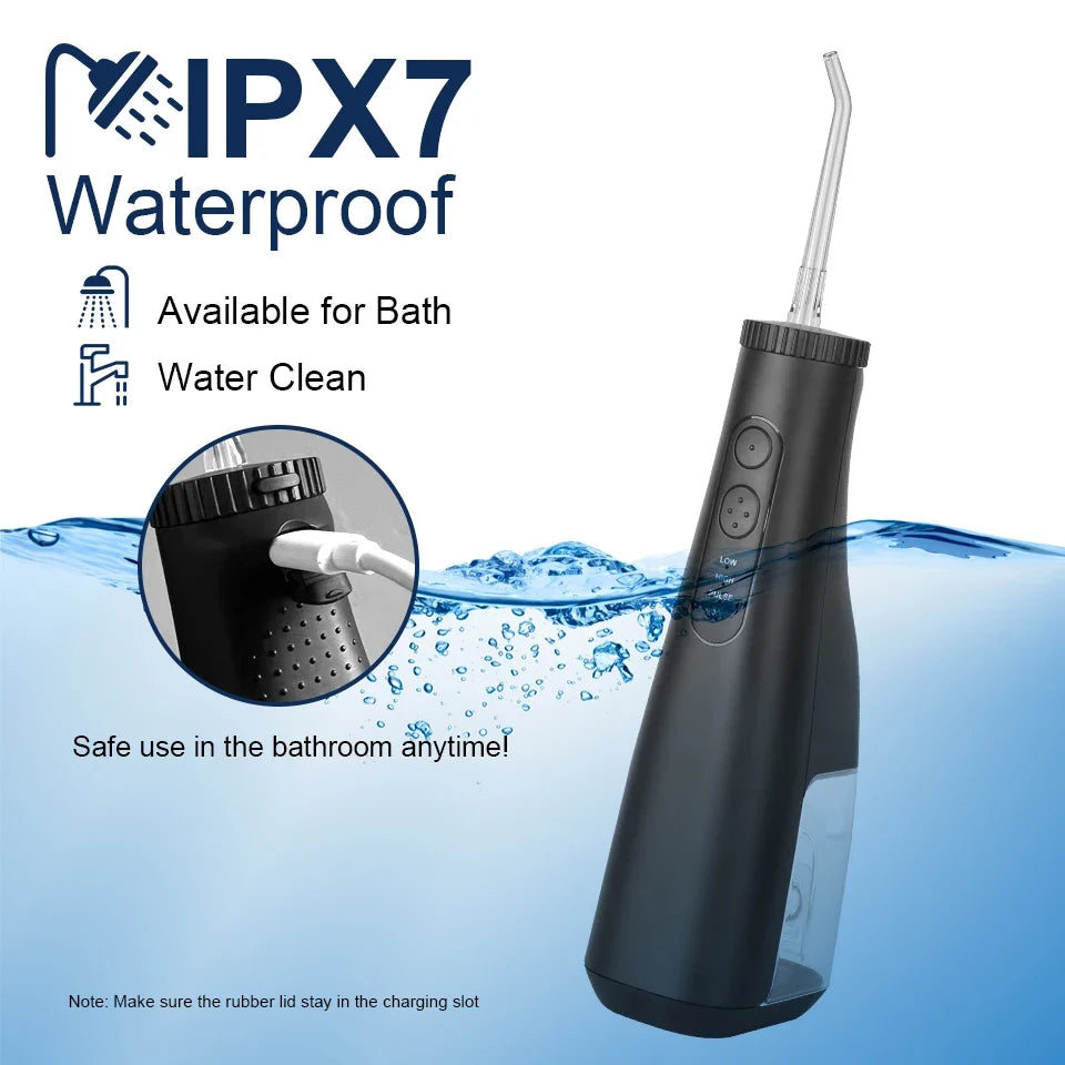DUTRIEUX IPX7 Rechargeable Electric Water Flosser | 4 Modes