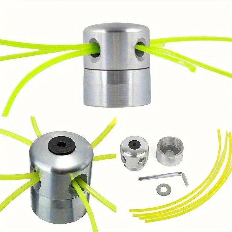 Aluminum 4-Line Grass Trimmer Head – Brush Cutter Replacement