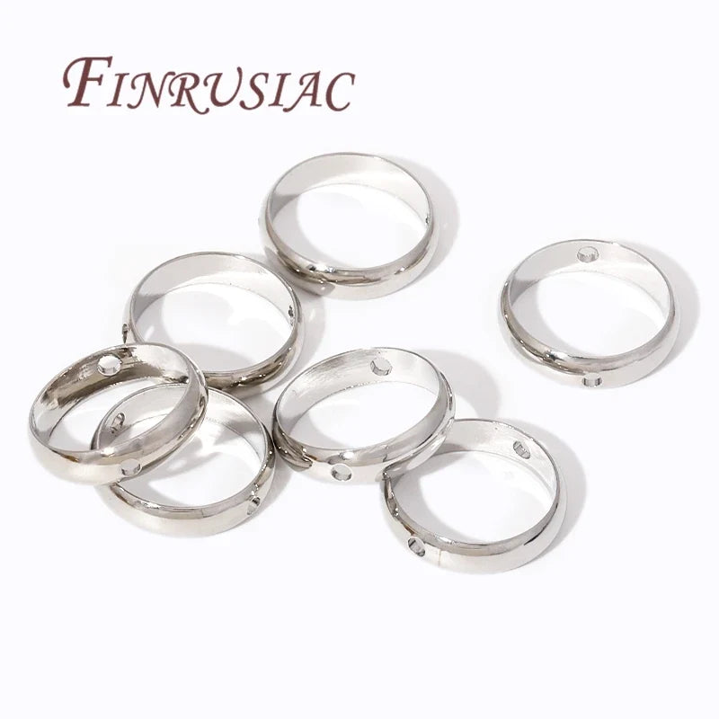 Gold & Silver Plated Brass Bead Frame Rings | DIY Jewelry Making